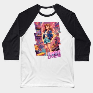 Retro Gamer Girl! Baseball T-Shirt